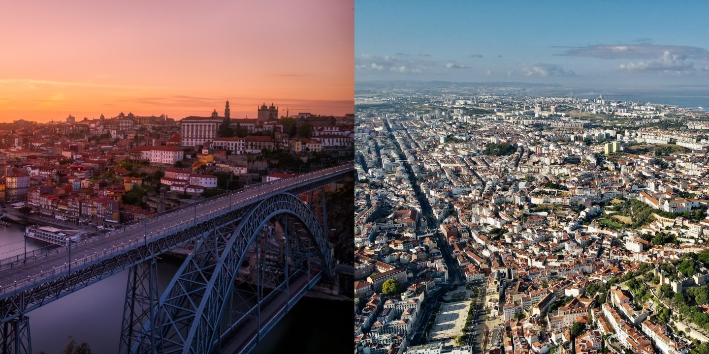 lisbon and porto